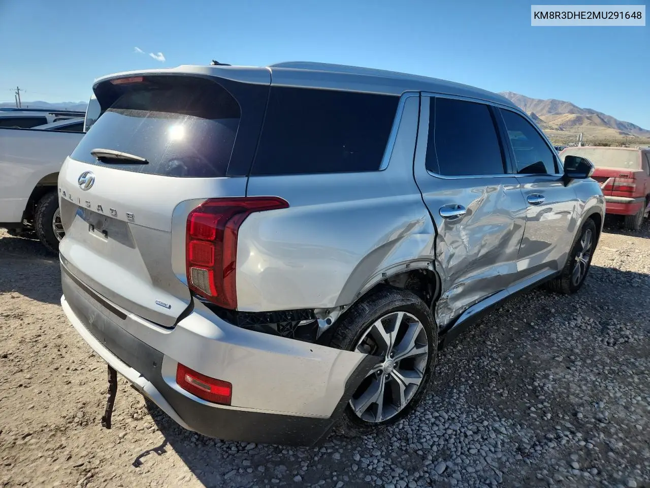 KM8R3DHE2MU291648 2021 Hyundai Palisade Sel