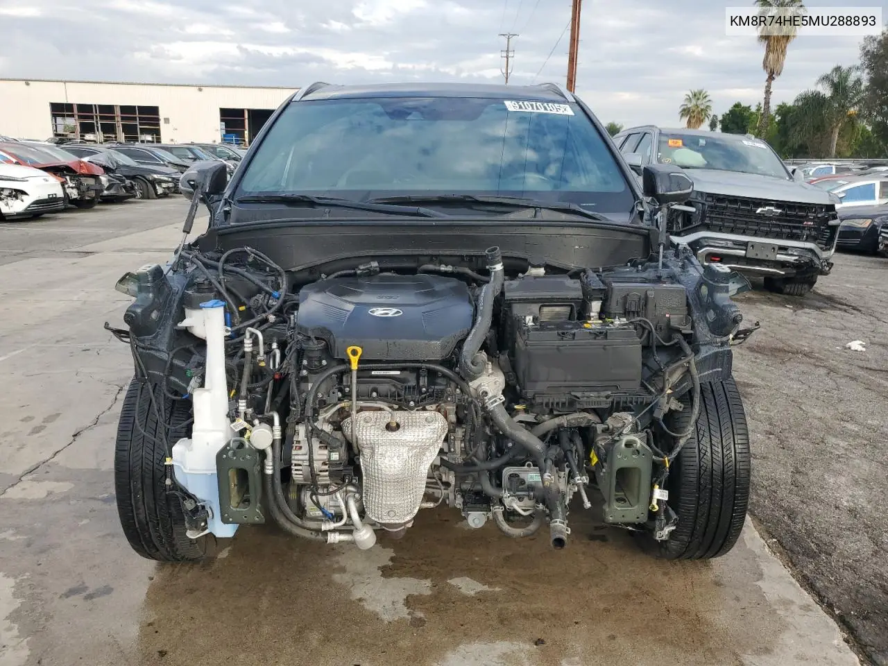 KM8R74HE5MU288893 2021 Hyundai Palisade Calligraphy