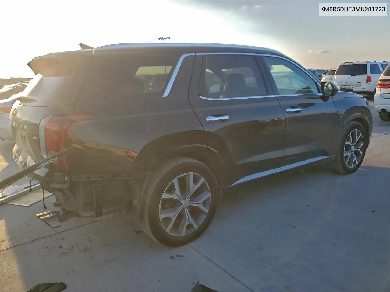 KM8R5DHE3MU281723 2021 Hyundai Palisade Limited