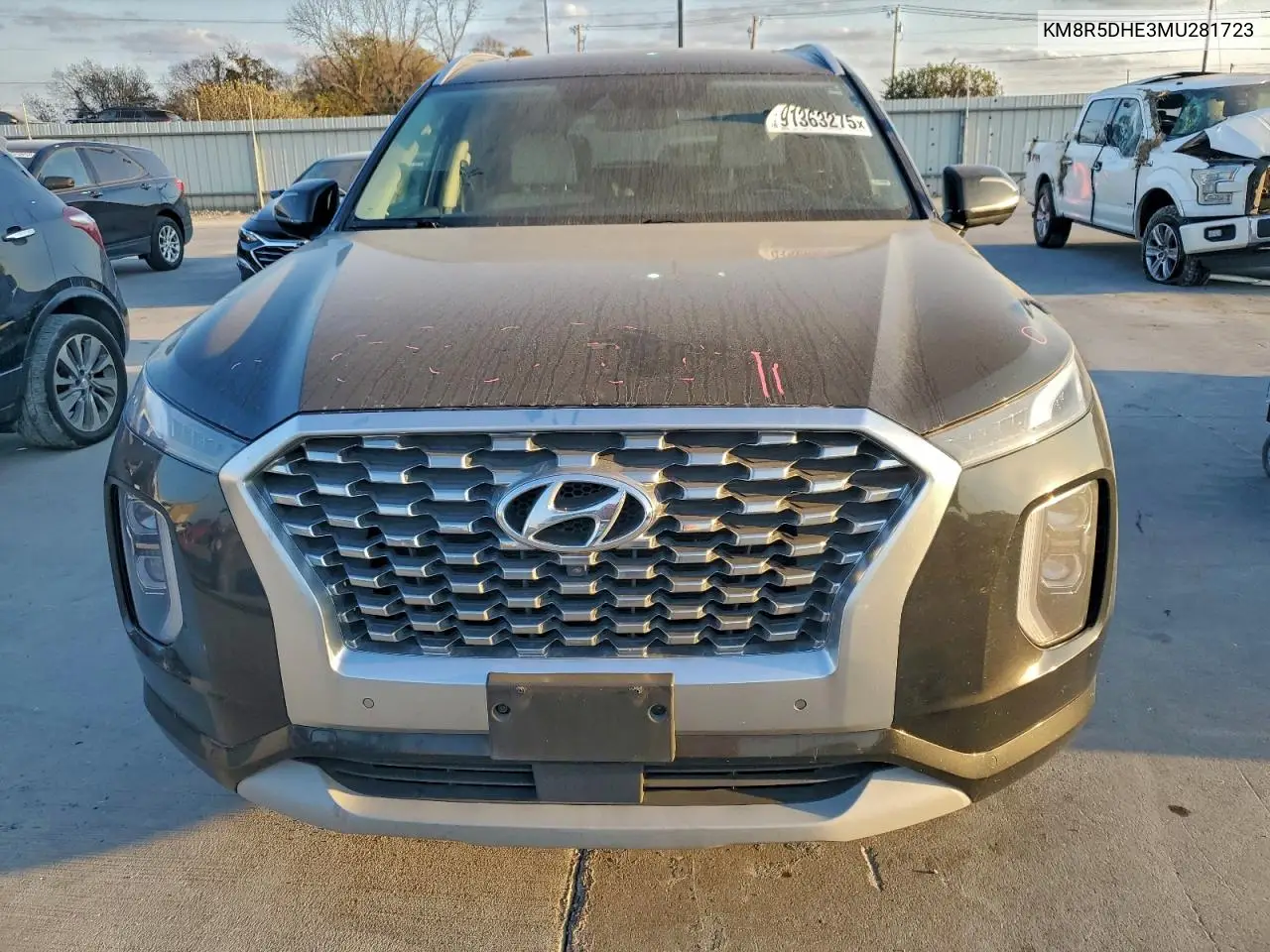 KM8R5DHE3MU281723 2021 Hyundai Palisade Limited