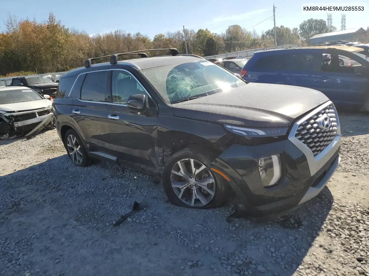KM8R44HE9MU285553 2021 Hyundai Palisade Sel