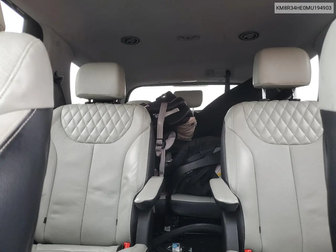 KM8R34HE0MU194903 2021 Hyundai Palisade Sel