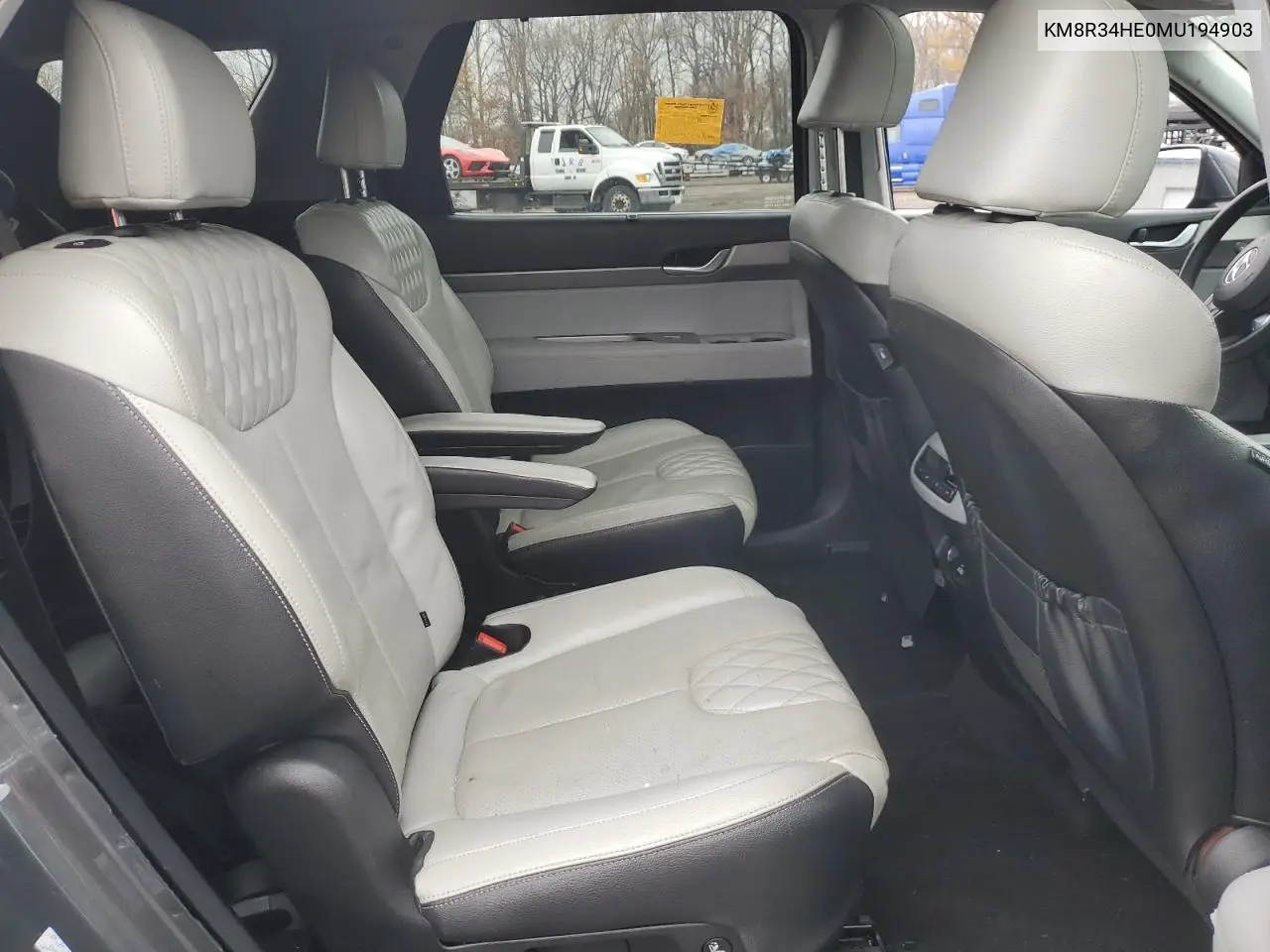 KM8R34HE0MU194903 2021 Hyundai Palisade Sel