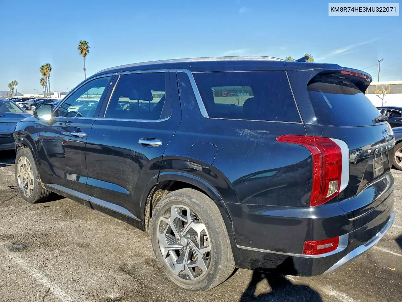 KM8R74HE3MU322071 2021 Hyundai Palisade Calligraphy