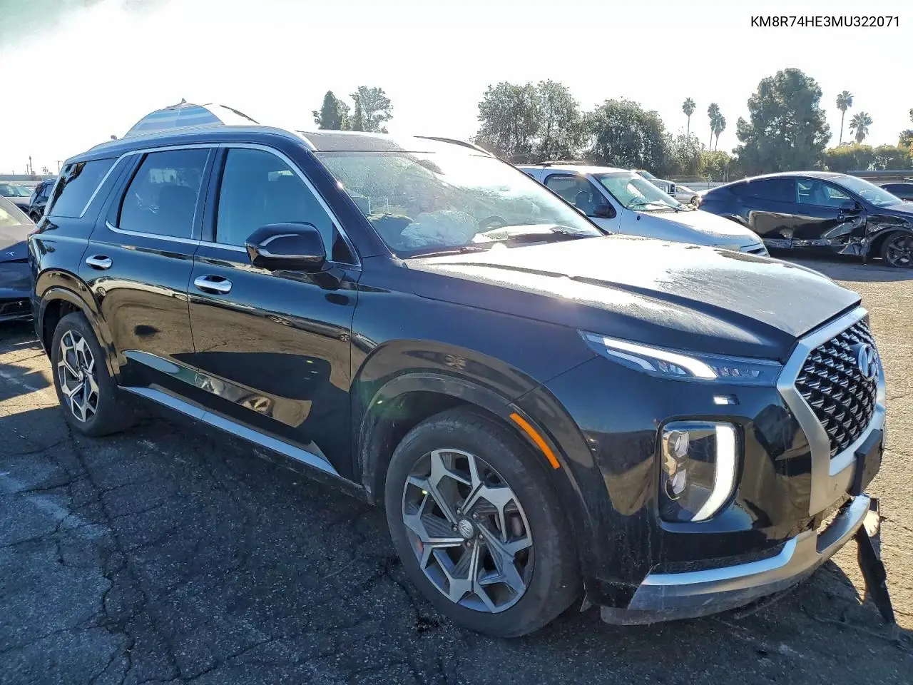 KM8R74HE3MU322071 2021 Hyundai Palisade Calligraphy