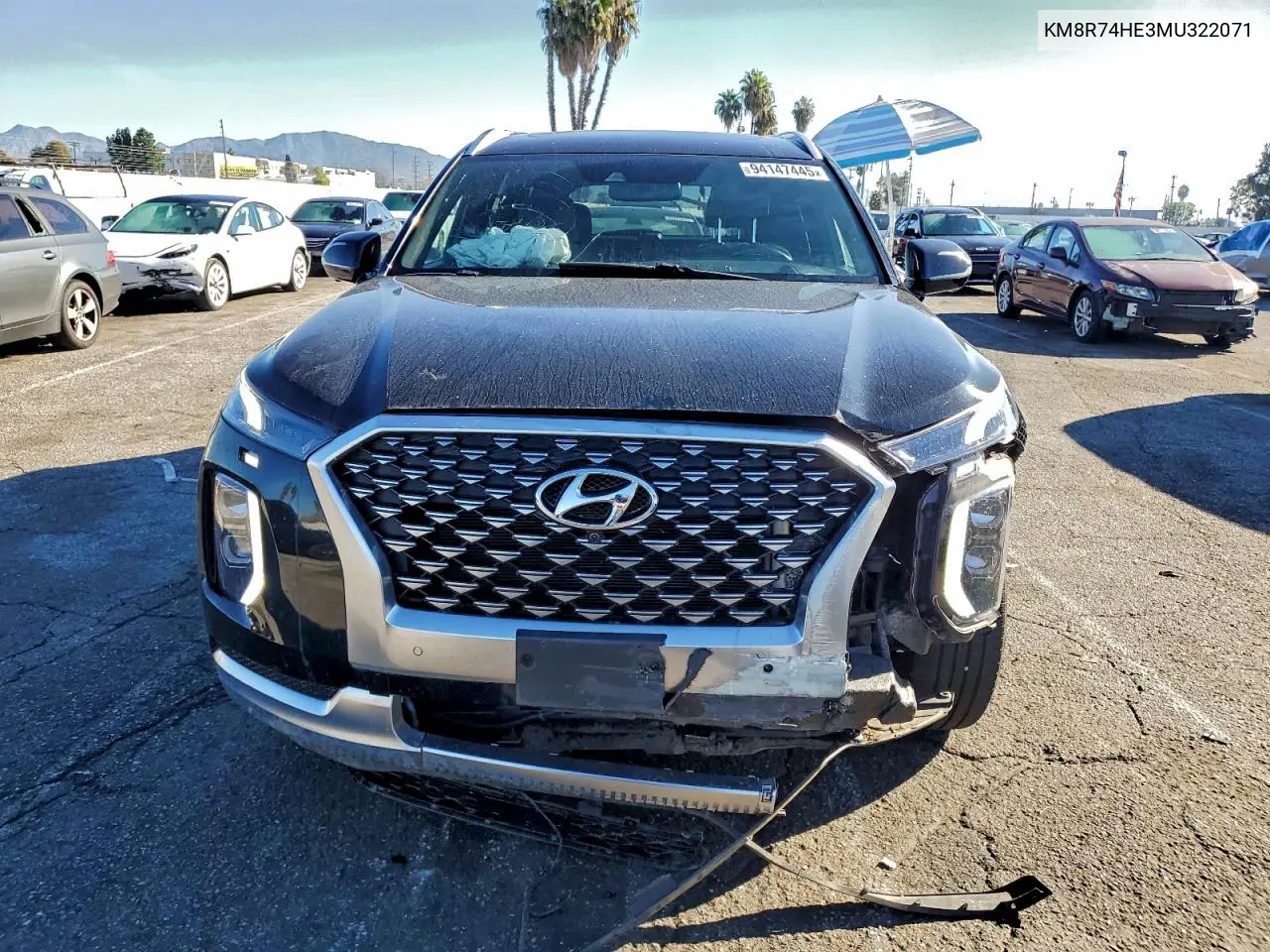 KM8R74HE3MU322071 2021 Hyundai Palisade Calligraphy