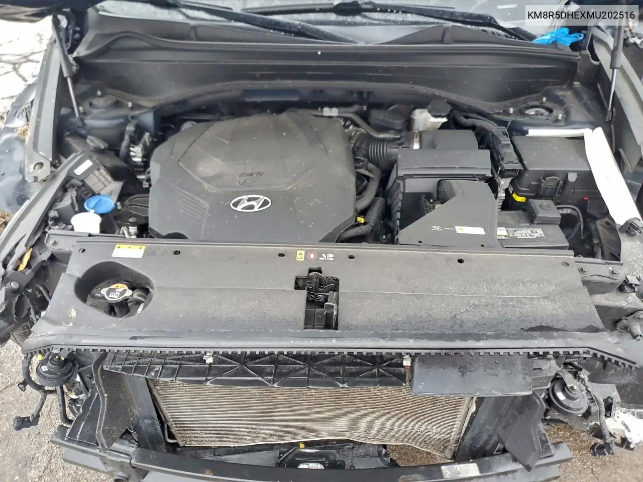 KM8R5DHEXMU202516 2021 Hyundai Palisade Limited