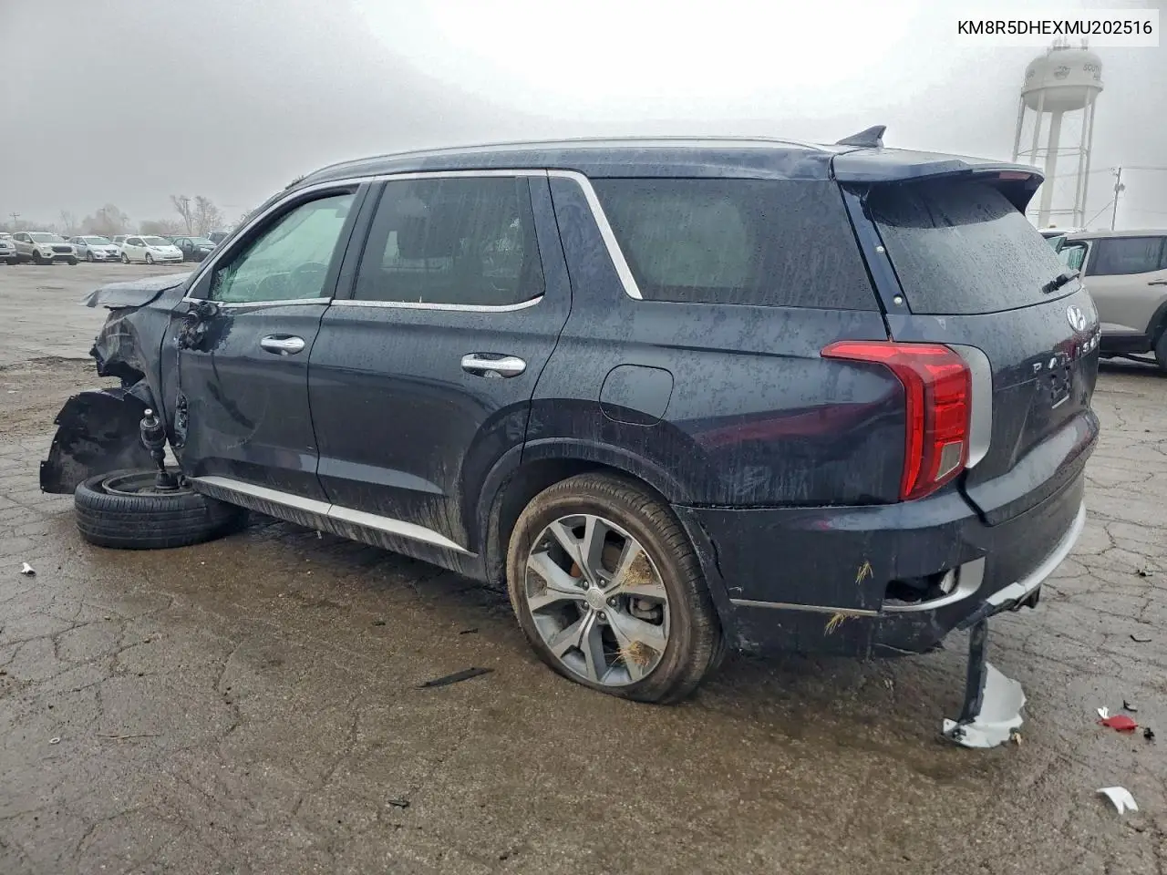 KM8R5DHEXMU202516 2021 Hyundai Palisade Limited