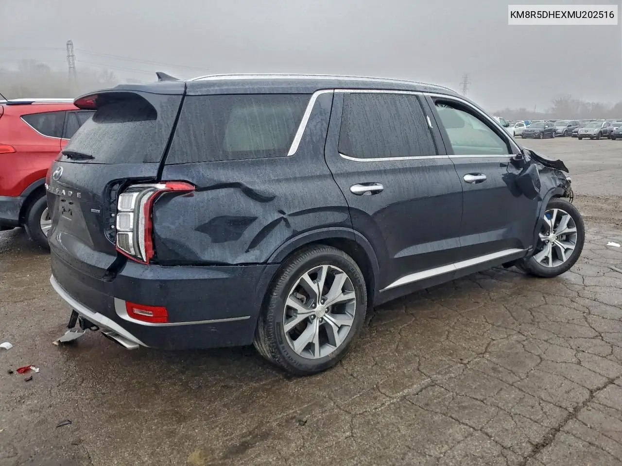 KM8R5DHEXMU202516 2021 Hyundai Palisade Limited