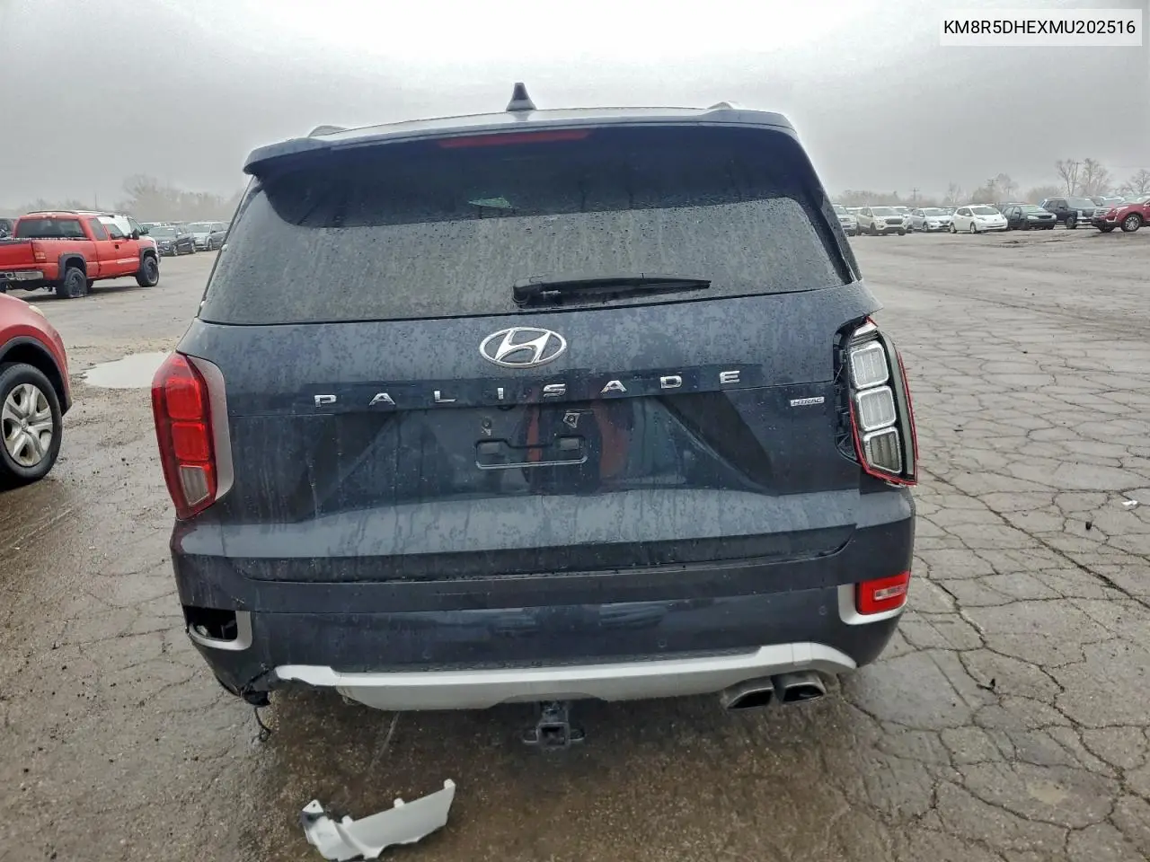 KM8R5DHEXMU202516 2021 Hyundai Palisade Limited