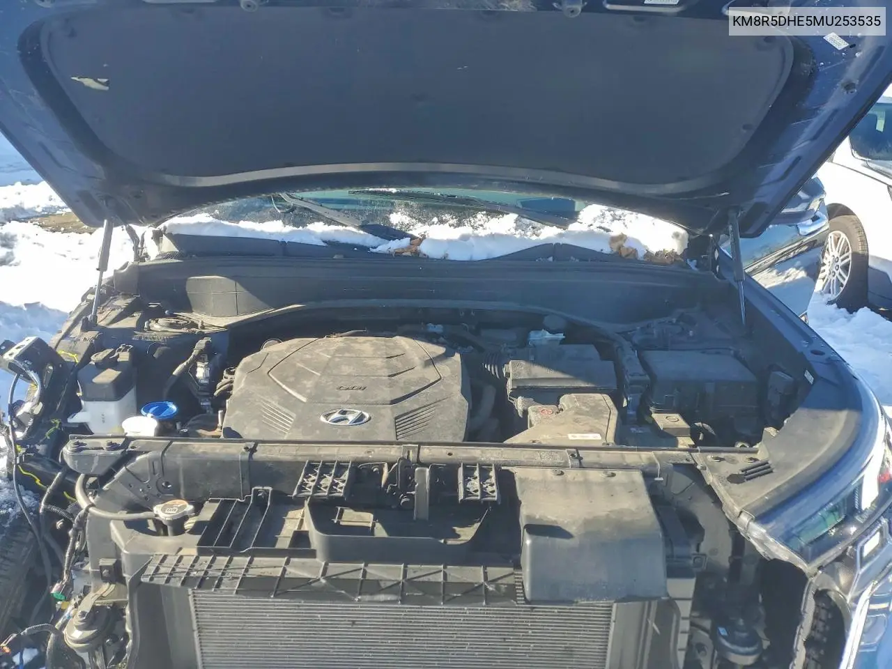 KM8R5DHE5MU253535 2021 Hyundai Palisade Limited