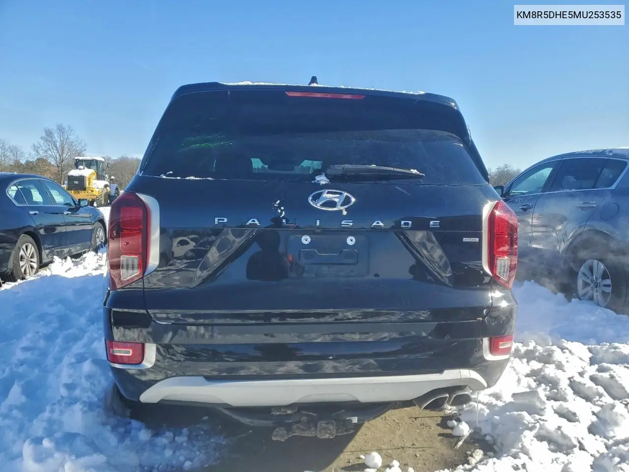 KM8R5DHE5MU253535 2021 Hyundai Palisade Limited