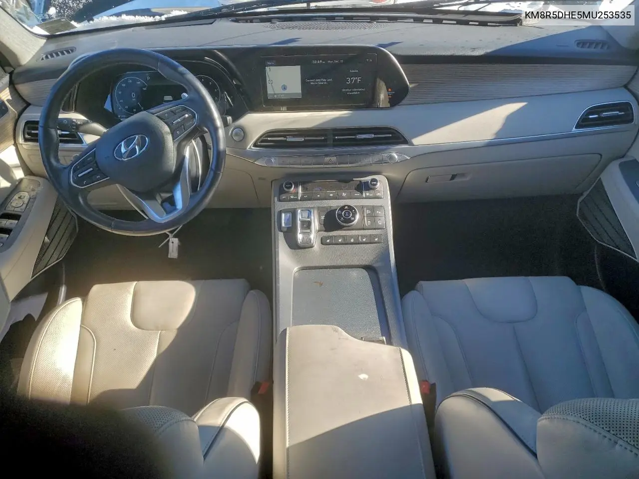 KM8R5DHE5MU253535 2021 Hyundai Palisade Limited