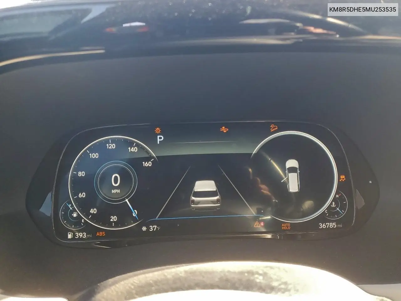 KM8R5DHE5MU253535 2021 Hyundai Palisade Limited