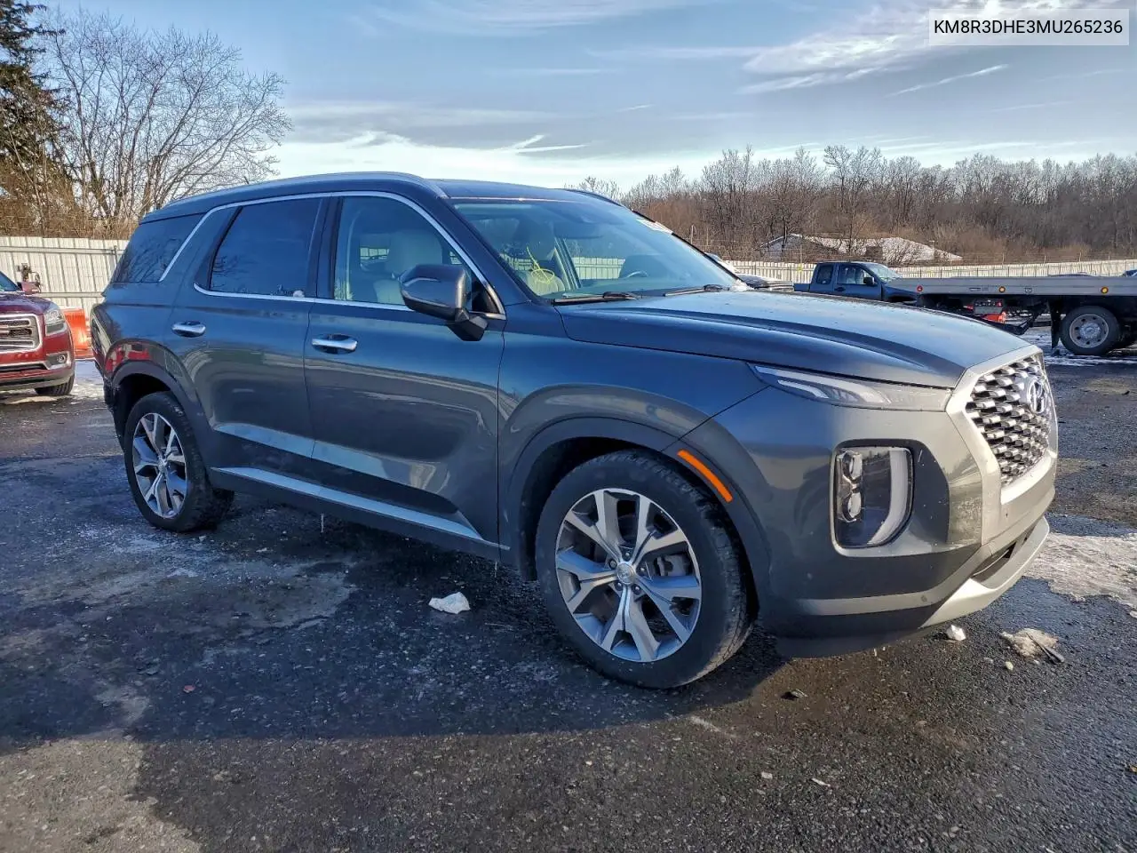 KM8R3DHE3MU265236 2021 Hyundai Palisade Sel