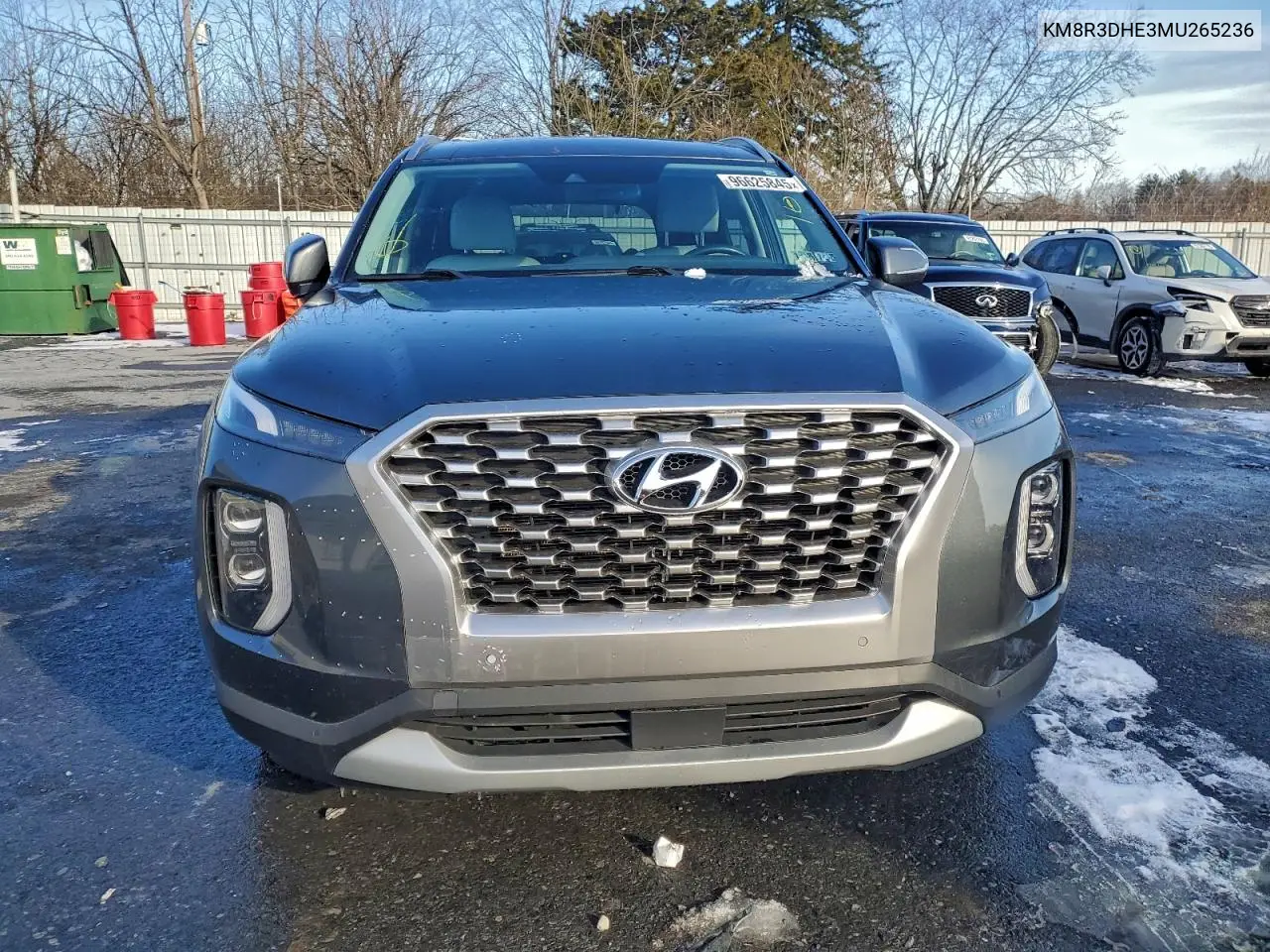 KM8R3DHE3MU265236 2021 Hyundai Palisade Sel