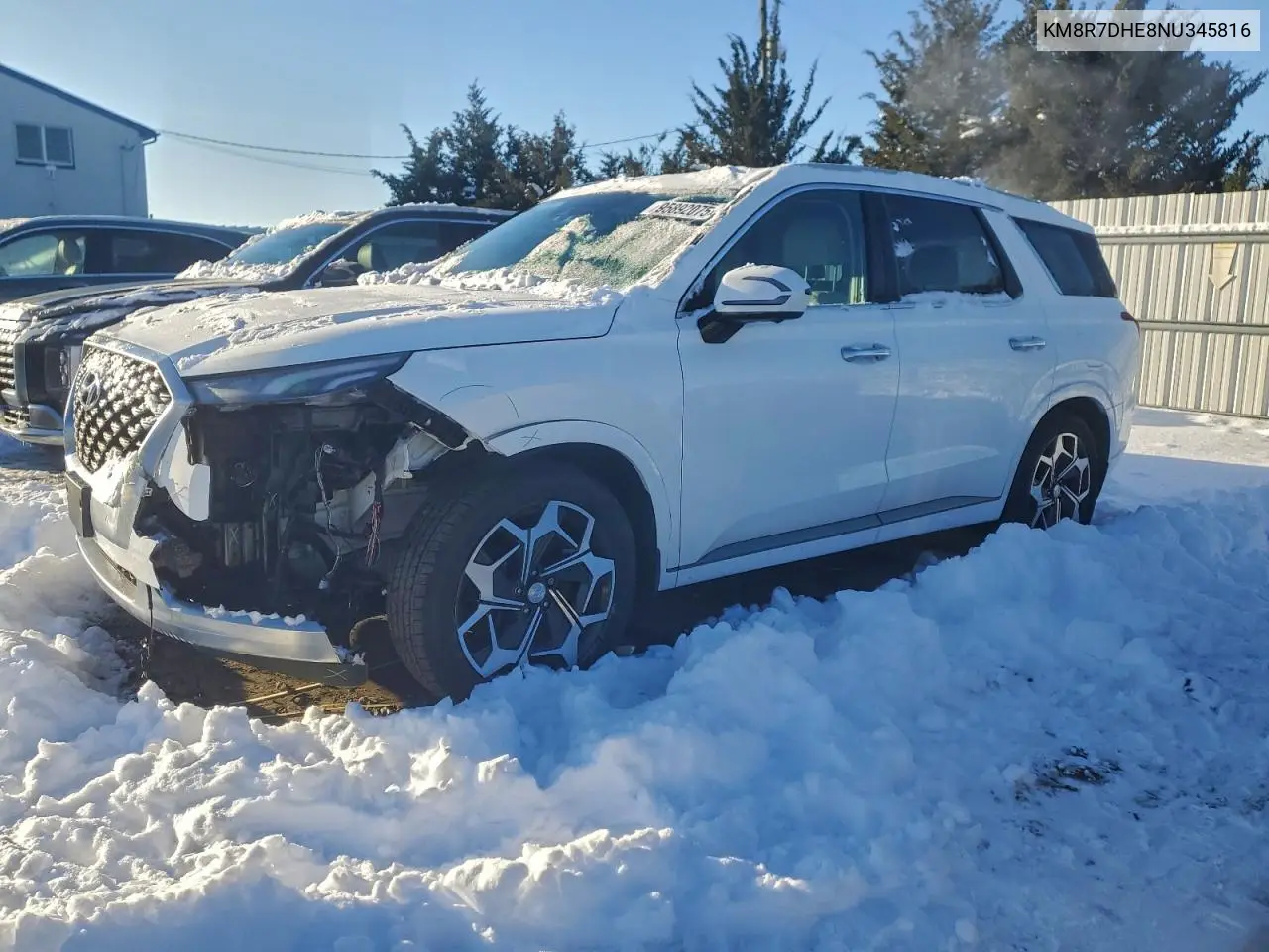 KM8R7DHE8NU345816 2022 Hyundai Palisade Calligraphy