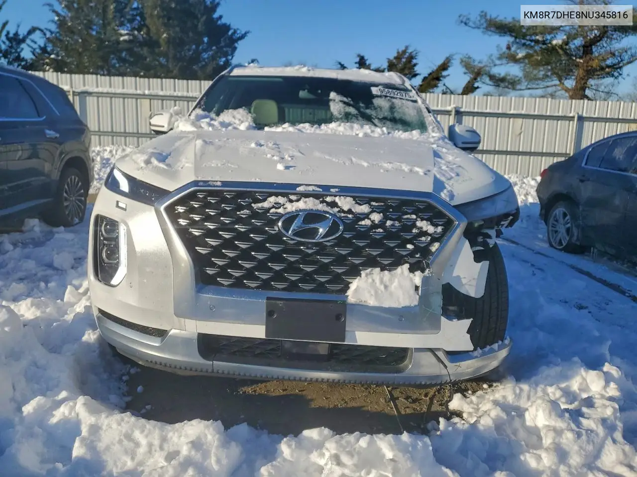 KM8R7DHE8NU345816 2022 Hyundai Palisade Calligraphy