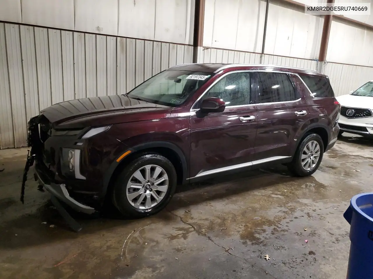 KM8R2DGE5RU740669 2024 Hyundai Palisade Sel
