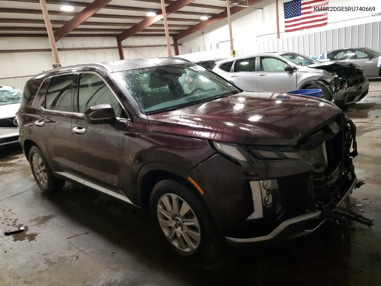 KM8R2DGE5RU740669 2024 Hyundai Palisade Sel