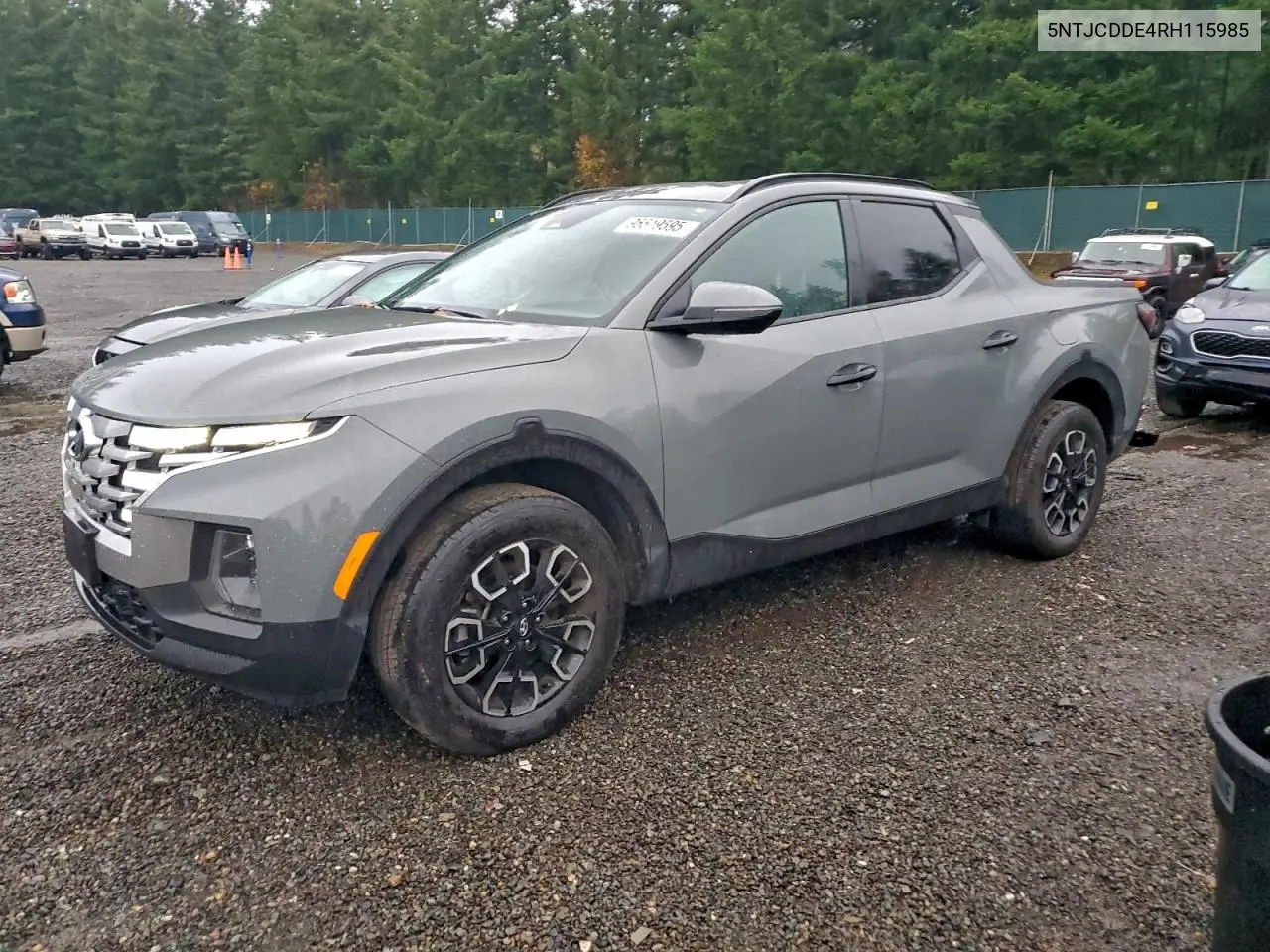5NTJCDDE4RH115985 2024 Hyundai Santa Cruz Sel