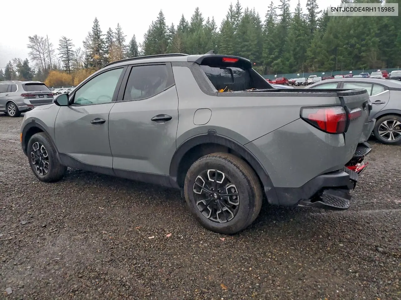 5NTJCDDE4RH115985 2024 Hyundai Santa Cruz Sel