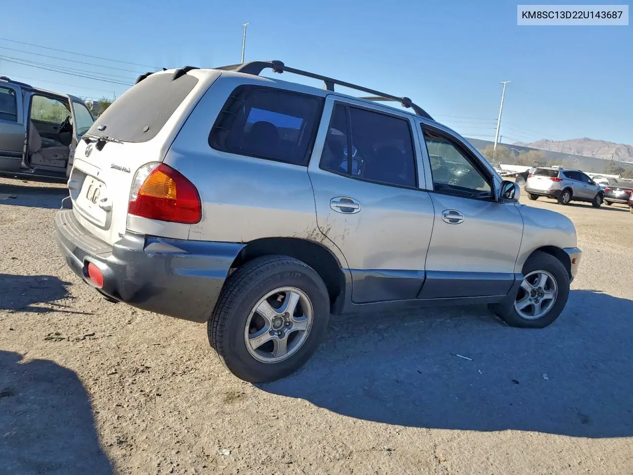 KM8SC13D22U143687 2002 Hyundai Santa Fe Gls