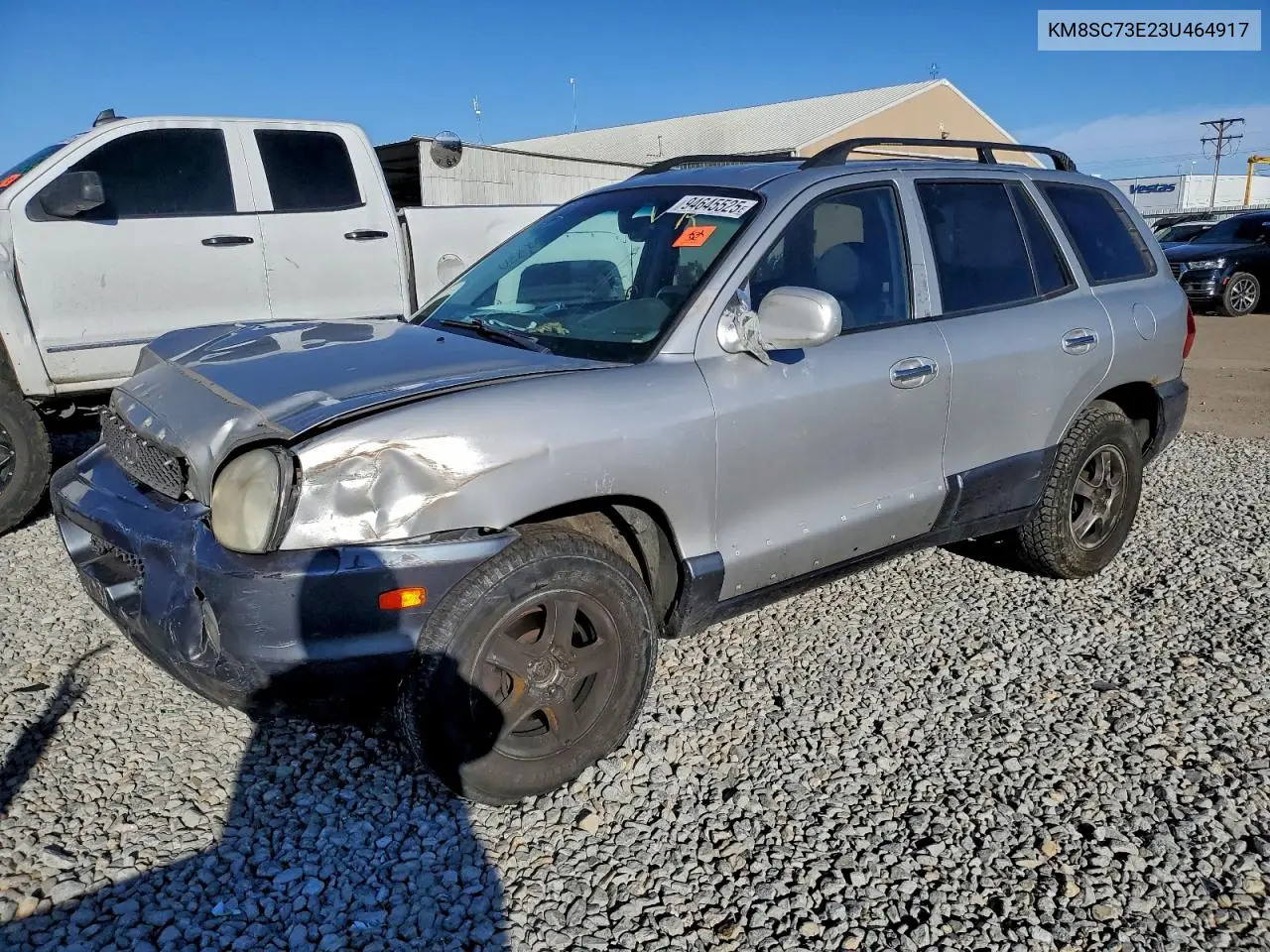 KM8SC73E23U464917 2003 Hyundai Santa Fe Gls