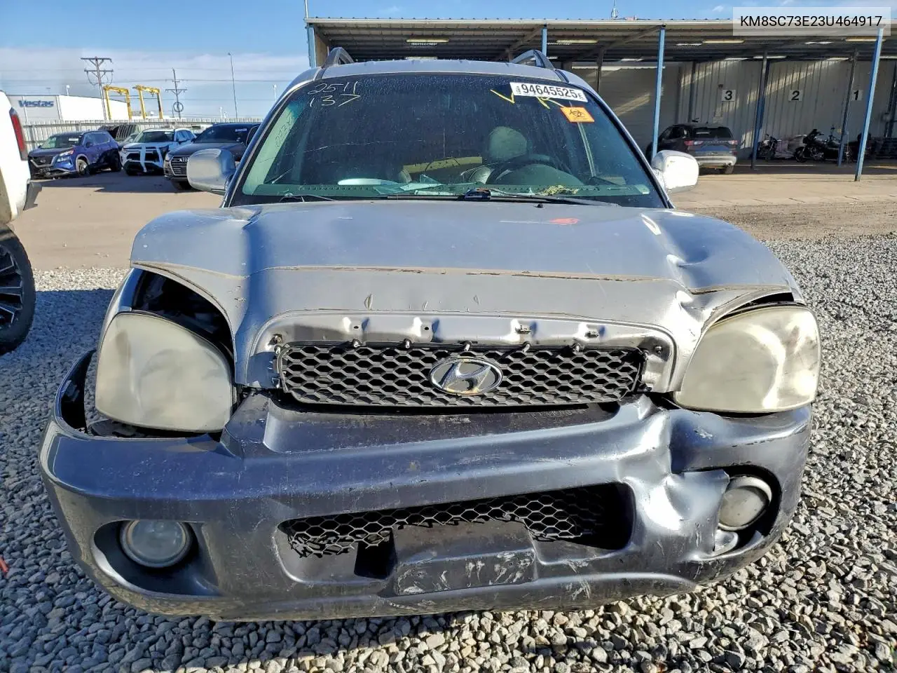 KM8SC73E23U464917 2003 Hyundai Santa Fe Gls