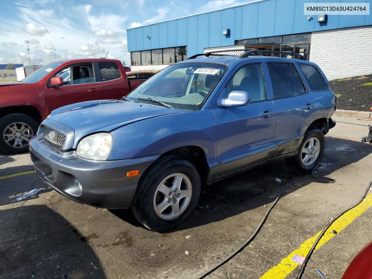 KM8SC13D63U424764 2003 Hyundai Santa Fe Gls
