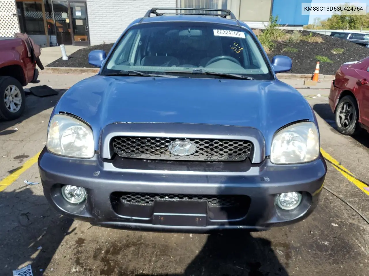 KM8SC13D63U424764 2003 Hyundai Santa Fe Gls