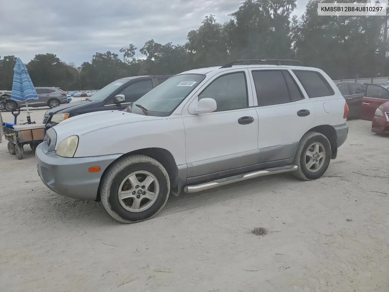 KM8SB12B84U810297 2004 Hyundai Santa Fe Gl