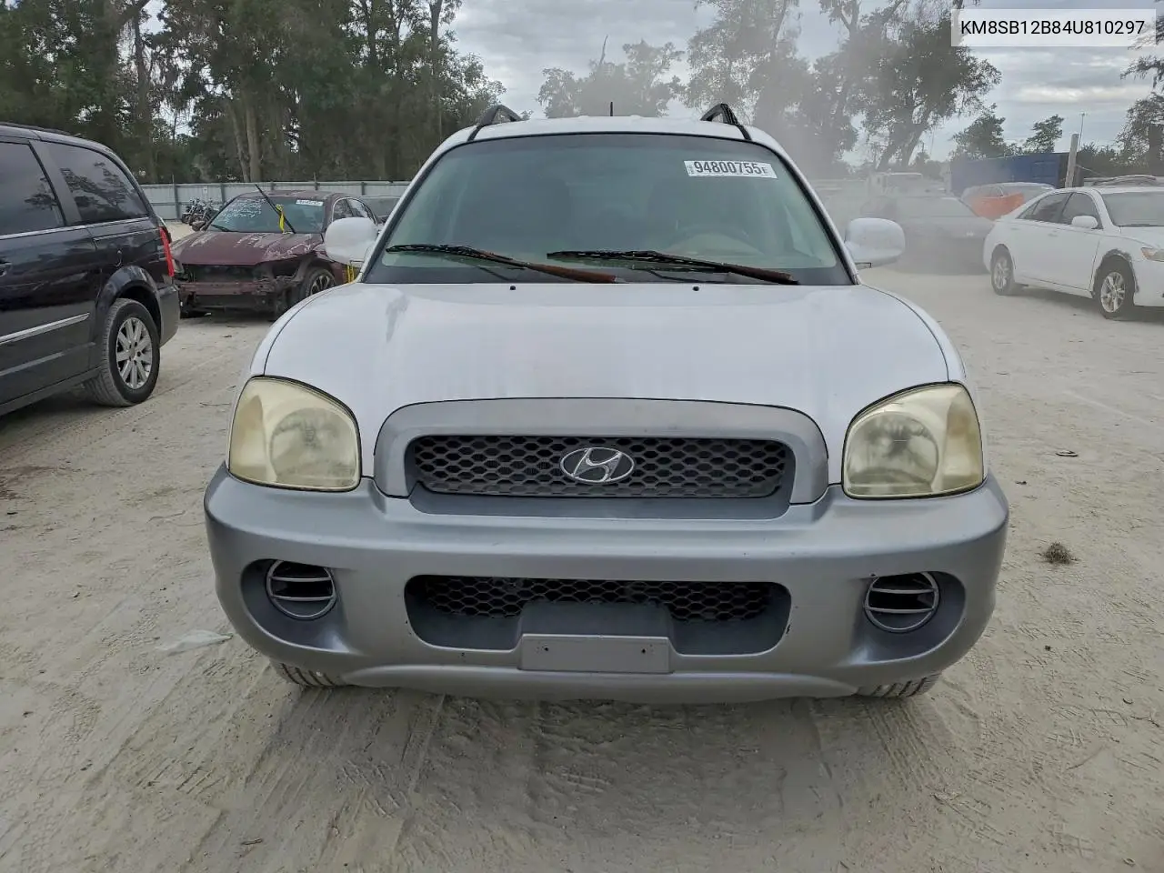 KM8SB12B84U810297 2004 Hyundai Santa Fe Gl
