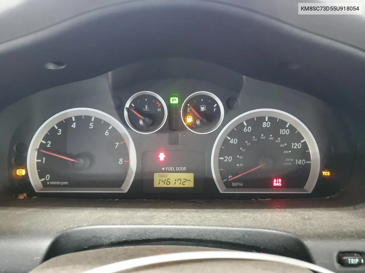 KM8SC73D55U918054 2005 Hyundai Santa Fe Gls