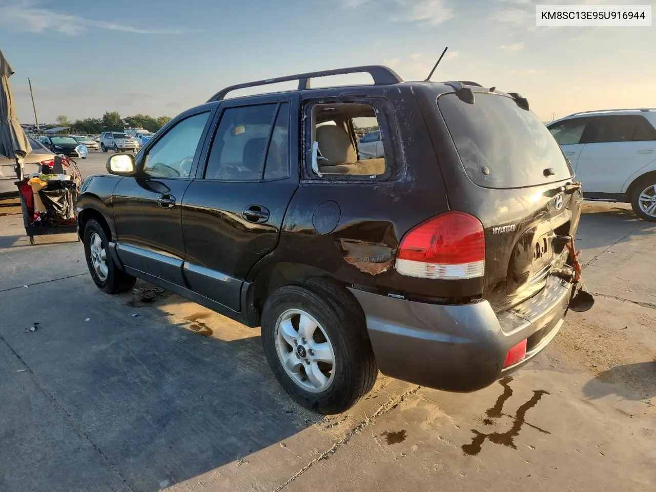 KM8SC13E95U916944 2005 Hyundai Santa Fe Gls