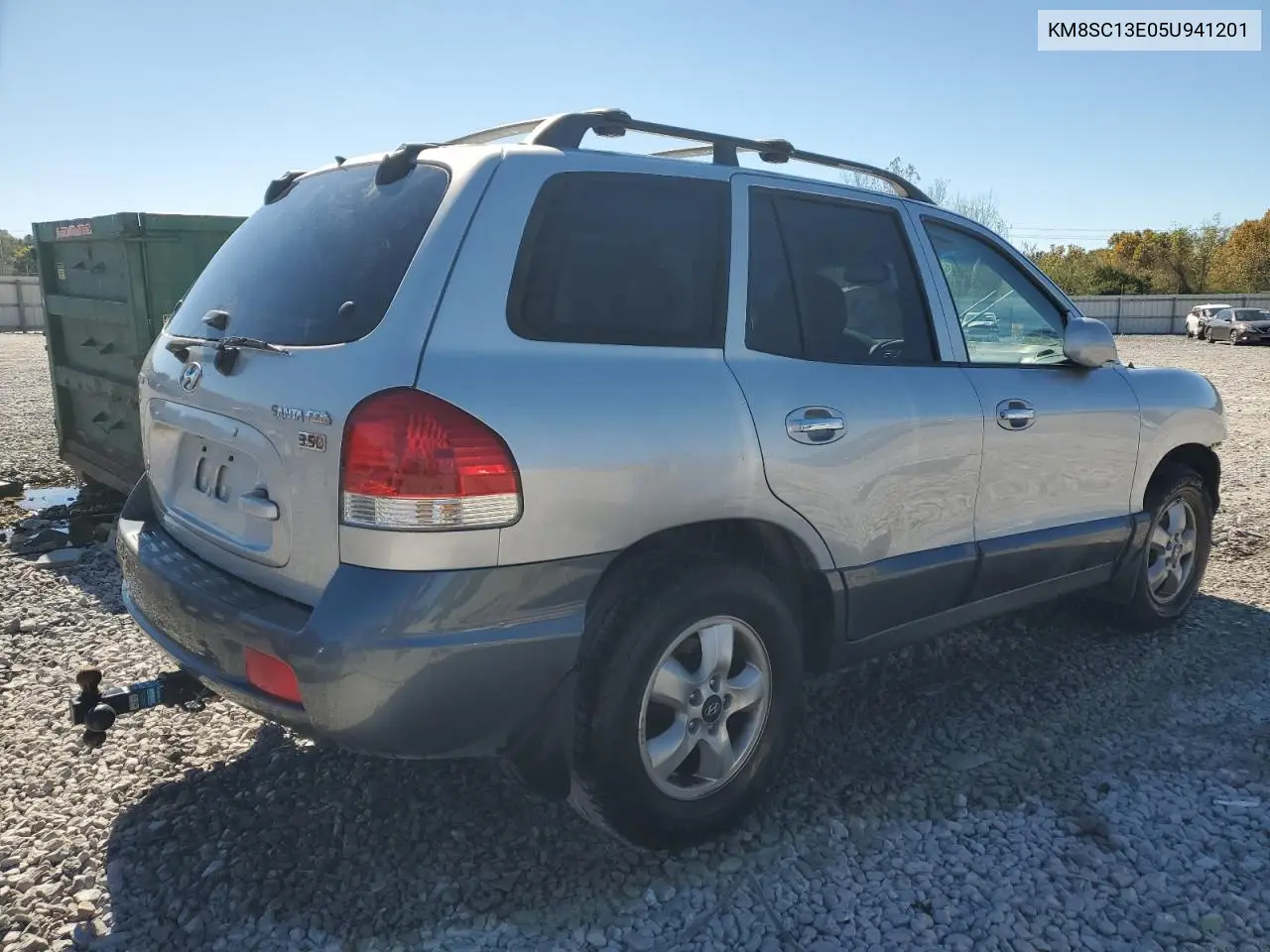KM8SC13E05U941201 2005 Hyundai Santa Fe Gls