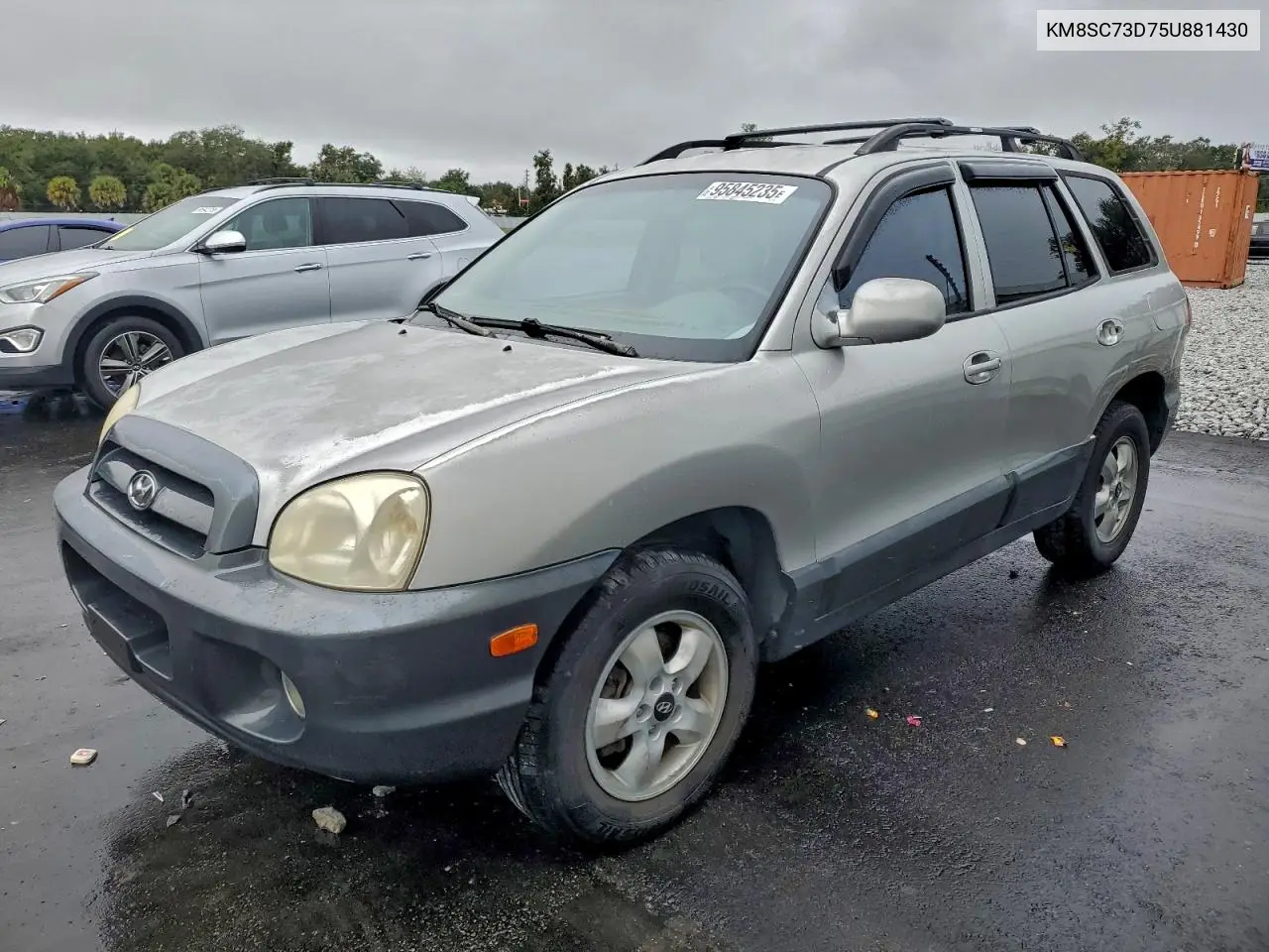 KM8SC73D75U881430 2005 Hyundai Santa Fe Gls