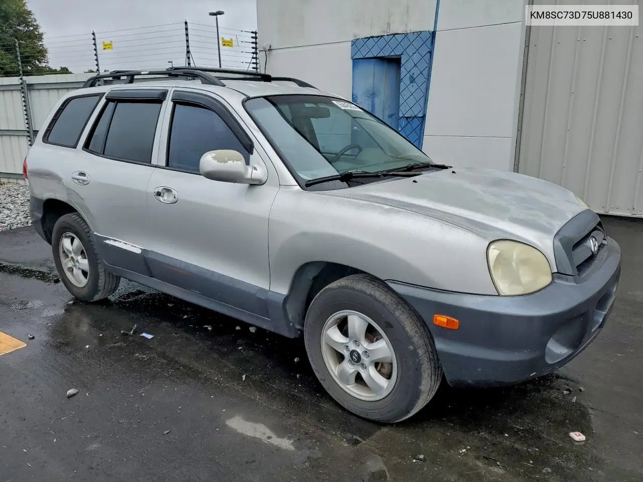 KM8SC73D75U881430 2005 Hyundai Santa Fe Gls