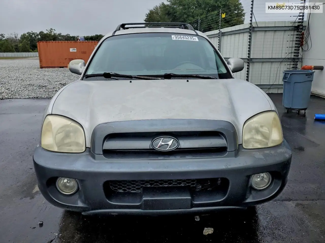 KM8SC73D75U881430 2005 Hyundai Santa Fe Gls