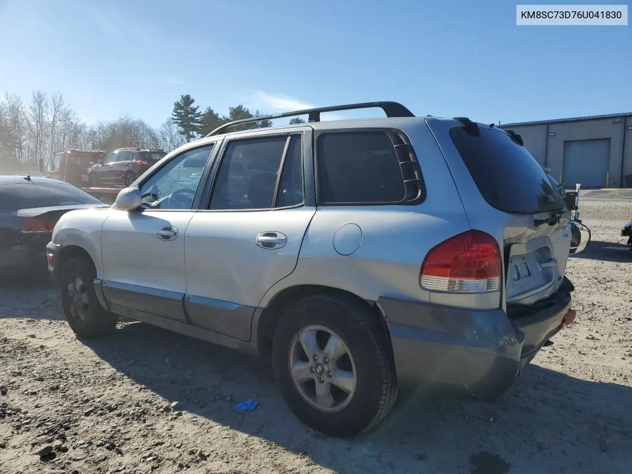 KM8SC73D76U041830 2006 Hyundai Santa Fe Gls