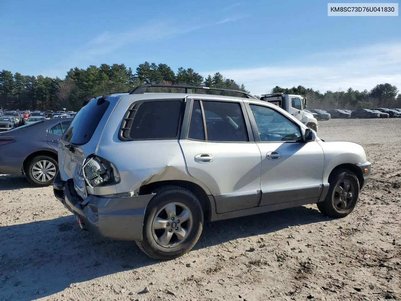 KM8SC73D76U041830 2006 Hyundai Santa Fe Gls