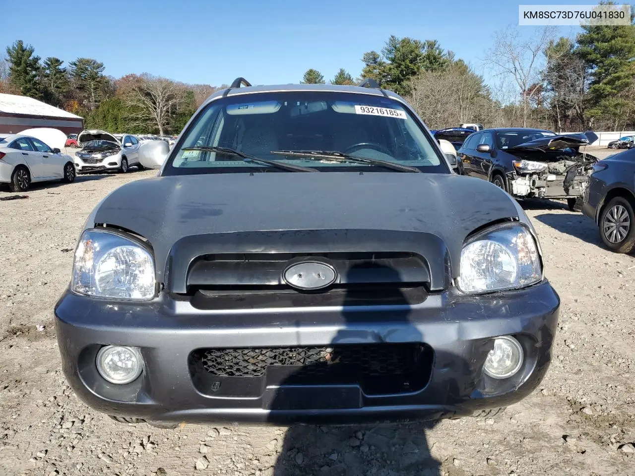 KM8SC73D76U041830 2006 Hyundai Santa Fe Gls