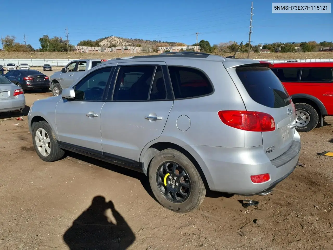 5NMSH73EX7H115121 2007 Hyundai Santa Fe Se