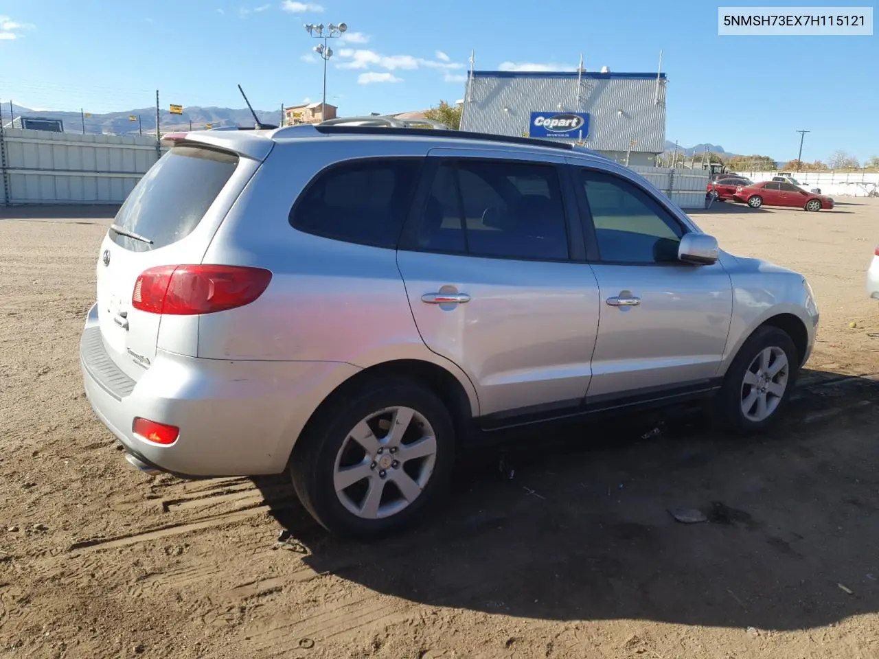 5NMSH73EX7H115121 2007 Hyundai Santa Fe Se