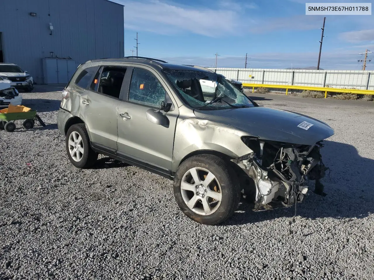 5NMSH73E67H011788 2007 Hyundai Santa Fe Se