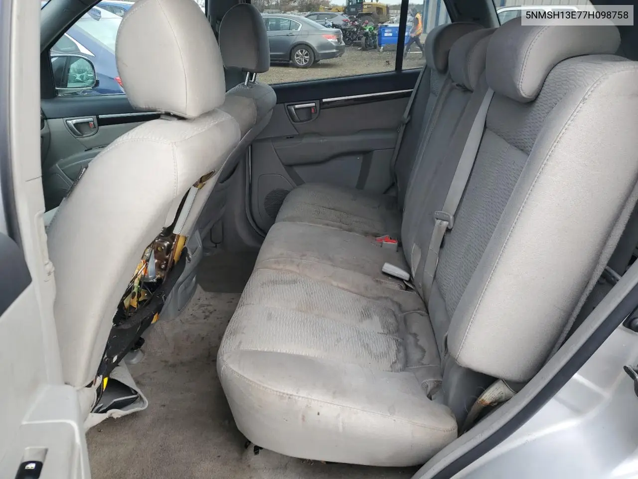 5NMSH13E77H098758 2007 Hyundai Santa Fe Se