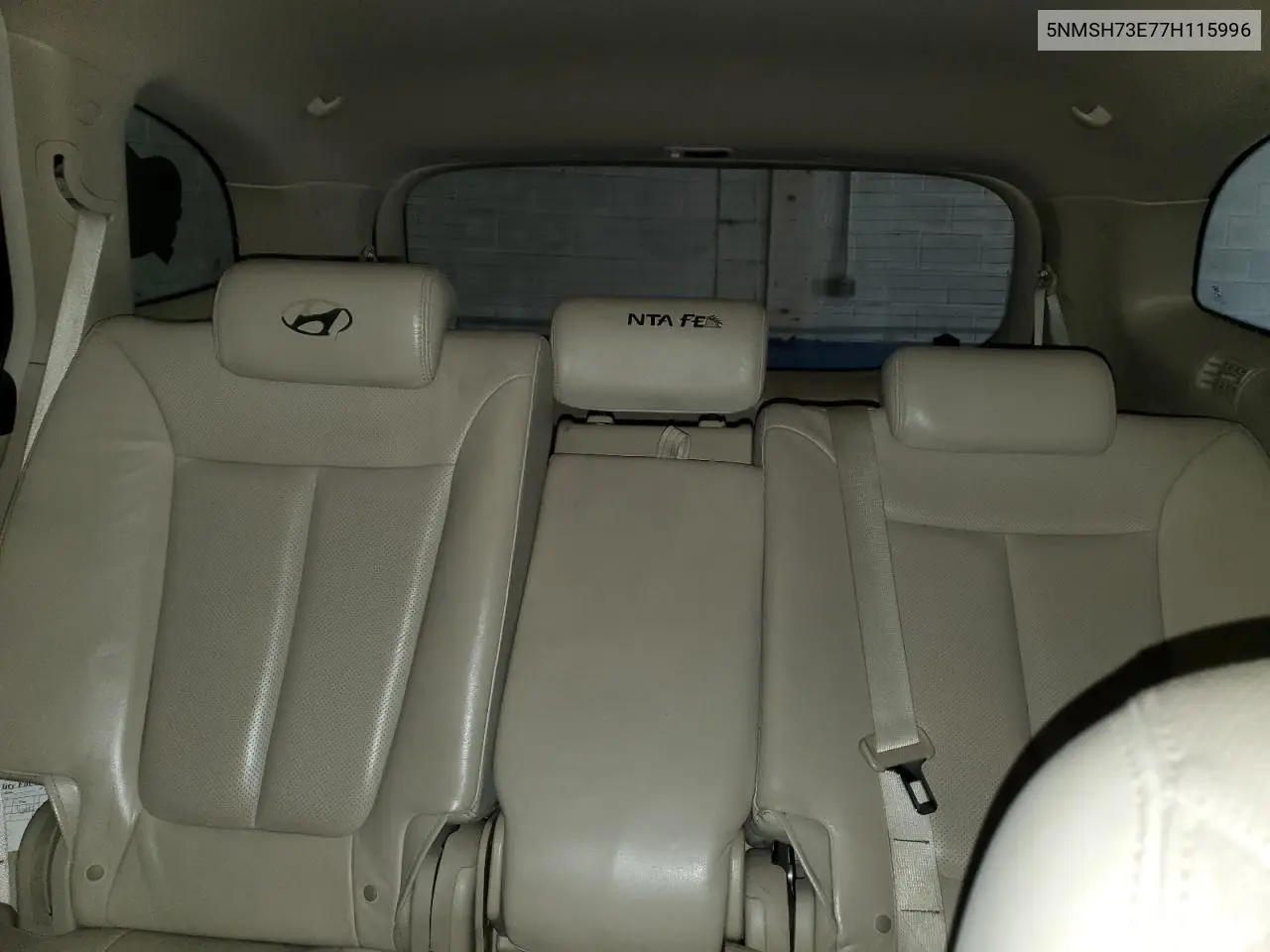5NMSH73E77H115996 2007 Hyundai Santa Fe Se