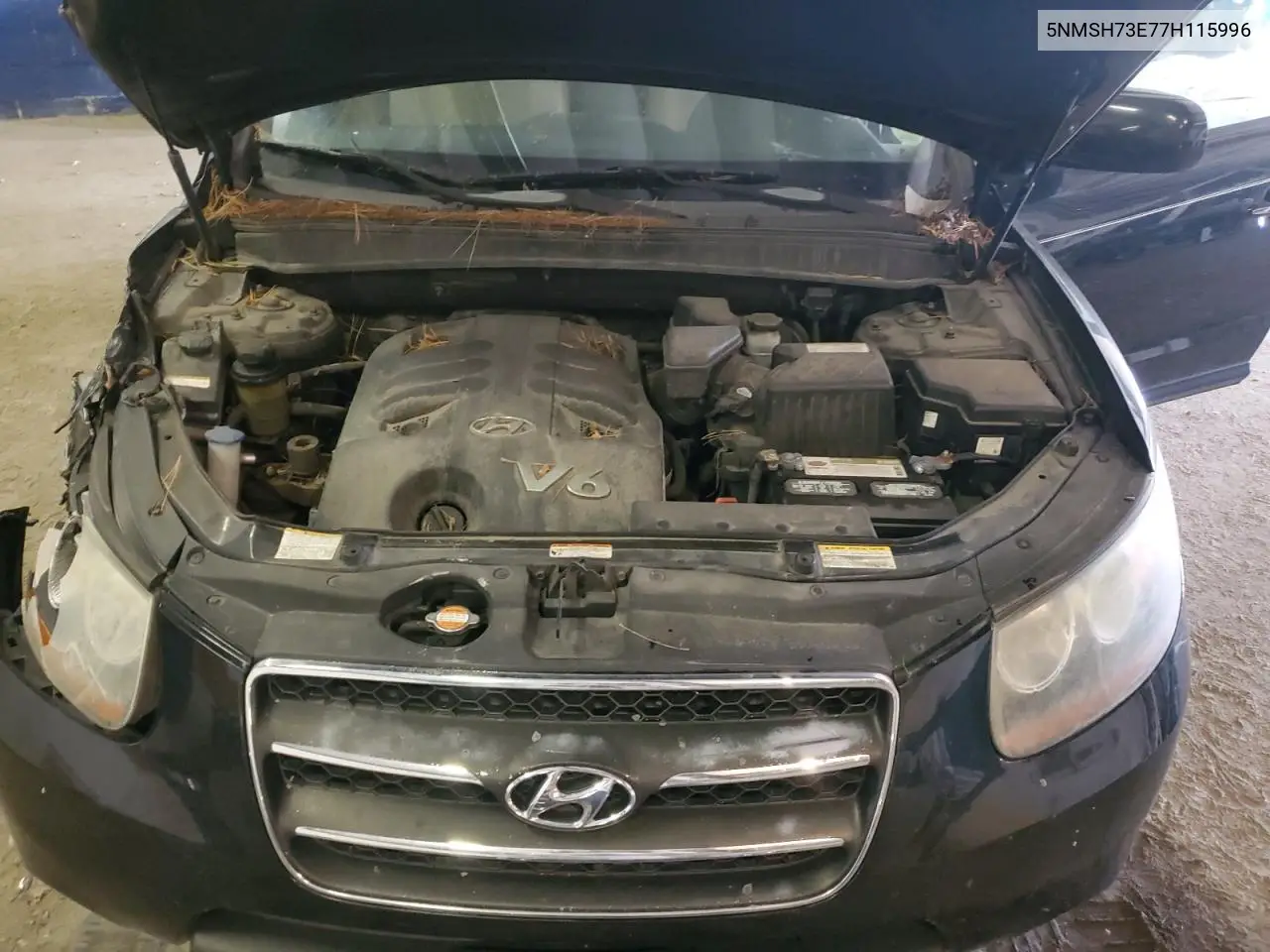 5NMSH73E77H115996 2007 Hyundai Santa Fe Se