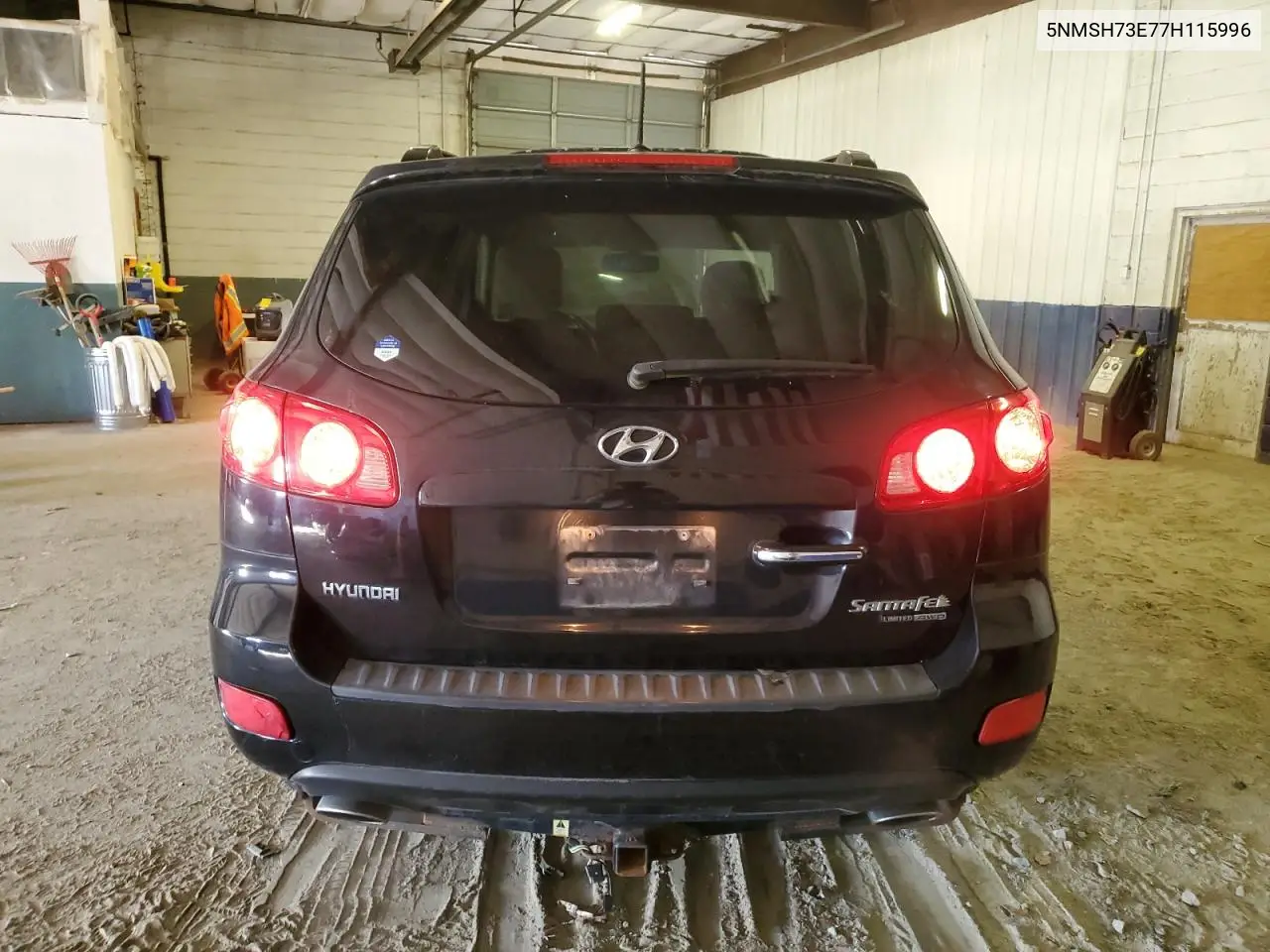 5NMSH73E77H115996 2007 Hyundai Santa Fe Se