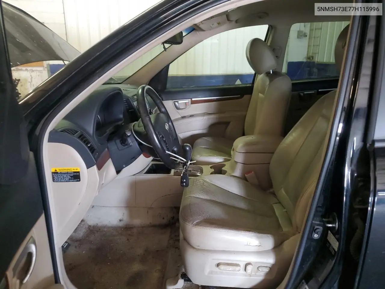 5NMSH73E77H115996 2007 Hyundai Santa Fe Se